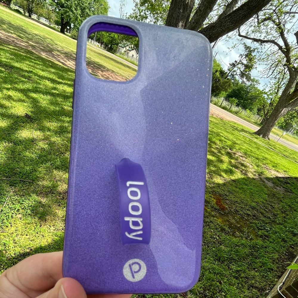 Loopy Sparkle Purple Ombré iPhone XR/11
